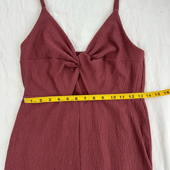 Wild Fable Romper with Cut Out Maroon - Size Small - Picture 2 of 4